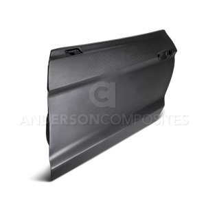 Ford Mustang Doors - Anderson Composites - Dry Carbon - Matte - `15-`20 Ford Mustang Doors - Anderson Composites - Dry Carbon - Matte - `15-`20